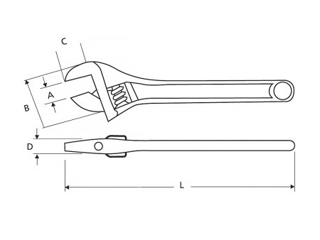Разводной ключ 135, 12