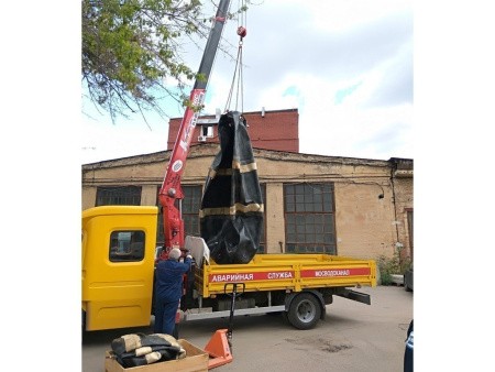 Пневматическое заглушающее перекрытие LAMPE тип 1-1400, применение